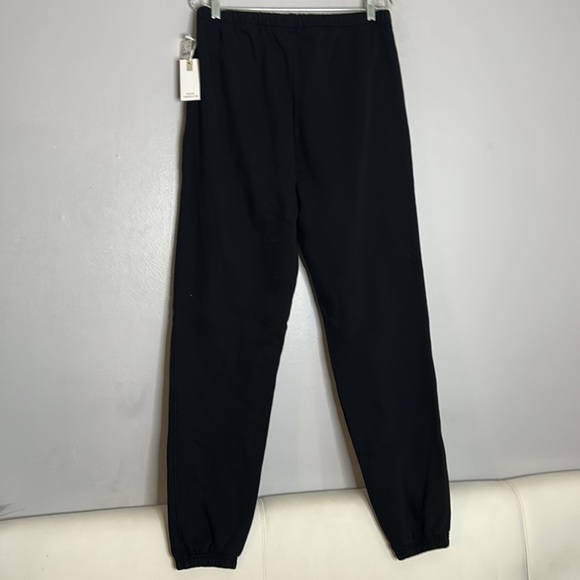 Good American Boyfriend fit black white libra sweatpants streetwear large new - Picture 5 of 7